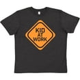 thumbnail image 3 of Inktastic Kid at Work Construction Sign Youth T-Shirt, 3 of 5