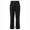 thumbnail image 5 of Men's Relaxed Fit Wide Leg Stretch Golf & Dress Work Pants All Day Comfort Performance Trousers for Business & Suit, 5 of 5