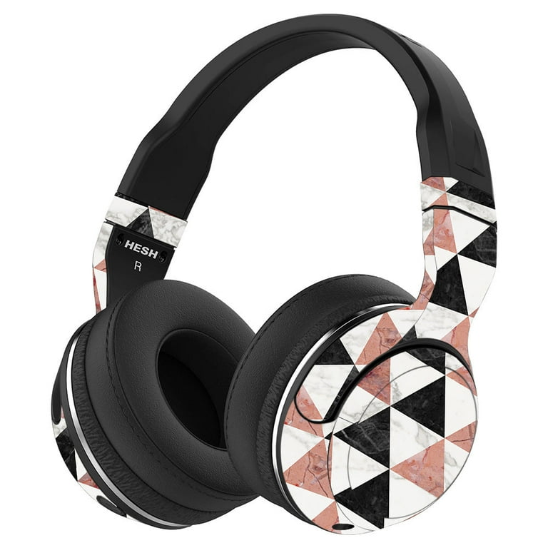 Skin Decal Wrap Compatible With Skullcandy Hesh 2 Wireless Headphones Sticker Design Marble Pyramids