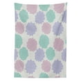 thumbnail image 3 of Ambesonne Floral Tablecloth Rectangular Table Cover, Exquisite Flowers, 52"x70", Multicolor, 3 of 4