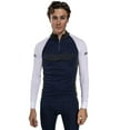 thumbnail image 6 of SWIX Adult Male Racex Classic Half Zip Shirt, Color: Dark Navy/Bright White, Size: L, 6 of 7