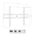 thumbnail image 3 of Soporte TV LENNON LN-FM3270 Vesa MAX 600x400 -40kg 32-70´´, 3 of 5