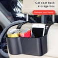 thumbnail image 4 of Speravity Portabotellas de agua para asiento trasero de coche, organizador de vasos para vehículos, caja de almacenamiento de artículos diversos para Ventana automotriz Negro Speravity VI017832-02, 4 of 6