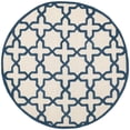 thumbnail image 1 of Safavieh Cambridge Tapis de Laine Touffeté à Main Ronde 6', 1 of 10