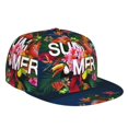 thumbnail image 2 of Sigee Summer Birds and Flowers Print Men Women Fashion Baseball Cap,Unisex-Adults,Classic Adjustable Plain Hat, 2 of 9