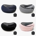 thumbnail image 5 of Safety Neck Pillow for Travel Memory Foam Comfortable &Breathable Soft U.Shaped,100% New-hhny, 5 of 5