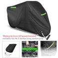 thumbnail image 1 of Motorcycle Bike Cover All Season Weather Premium Waterproof 96.5 Inch -, 1 of 4