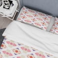 thumbnail image 4 of Designart 'Triangular Retro Design VII' Mid-Century Modern Duvet Cover Set, 4 of 4