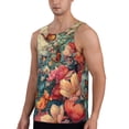 thumbnail image 2 of KLL Butterflies In Blooming Garden Print Men's Muscle Gym Workout Stringer Tank Tops Bodybuilding Fitness T-Shirts Tank Tops Men-3X-Large, 2 of 7