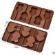 thumbnail image 4 of Molde de silicona para hornear piruletas, molde de chocolate con doble corazón, molde para hornear pasteles de caramelo para galletas, dulces, hielo (2 piezas), 4 of 4