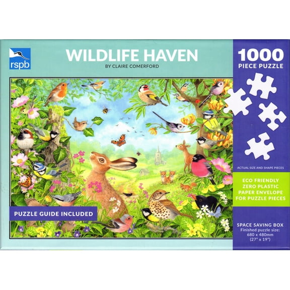 Otter House 1000 Piece Puzzle - Wildlife Haven By Claire Comerford