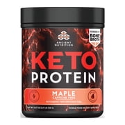 Ancient Nutrition, KetoPROTEIN, Maple (Caffeine Free), 530G