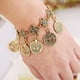 thumbnail image 3 of 2 Piezas Pulsera Elegante Yuyangstore Moda Moneda Borlas Cadena Ajustable Tobillera, 3 of 5