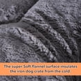thumbnail image 3 of Super Soft Self-Heating Pet Mat - Non-slip Insulated Pet Cage Mattress, Washable Fluffy Plush Surface for Large, Medium, Small Cats & Dogs, Perfect for Winter Indoor/Outdoor Use(M/X/XL), 3 of 15