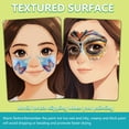 thumbnail image 2 of Plastic Makeup Painting Practice Board Reusable Face Painting Exercise Template Rectangle with Girls Pattern Mixed Color 29.7x21cm 2pcs/set, 2 of 7
