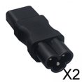 thumbnail image 1 of 2x Adaptador de Corriente Hugo IEC320 C6 a C13 3 Agujeros Hembra, 1 of 10