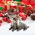thumbnail image 2 of Moocorvic A Pair Sika Deer Stuffed Animals,Christmas Decorations Stuffed Deer Animal Plush Toys for Boys and Girls, Gifts for Women, for Christmas Yard Indoor Outdoor Garden Lawn, 2 of 6