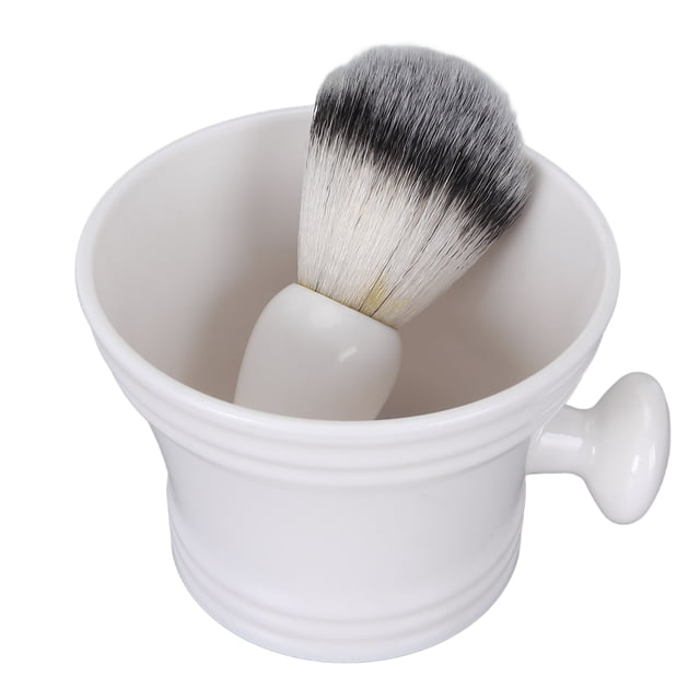 Juego De Cepillos De Espuma Para Barba Para Hombres, Juego De Cepillos Para Espuma Para Barba Con Jabonera, Espuma Densa Que Elimina Residuos Para Uso Diario