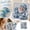 Pastel Blue, variant on Christmas 5D Diamond Painting DIY Kit for Adults & Beginners, Special‑Shape Rhinestone Art Set, for Holiday Craft Activity & Festive Home Wall Decor 11.81 x 11.81 Inch (Christmas Truck Theme)