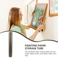 thumbnail image 3 of AURARMLET Telescoping Poster Tube Dark Brown Adjustable Artwork Storage and Carrying Case, 3 of 8