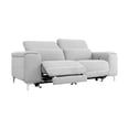 thumbnail image 2 of Divani Casa Cyprus Contemporary Fabric Loveseat w/ Electric Recliners in Gray, 2 of 5