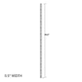 thumbnail image 2 of 12 Station Metal Strip Rod w/ Tie Strap, 10-Pack, 2 of 2