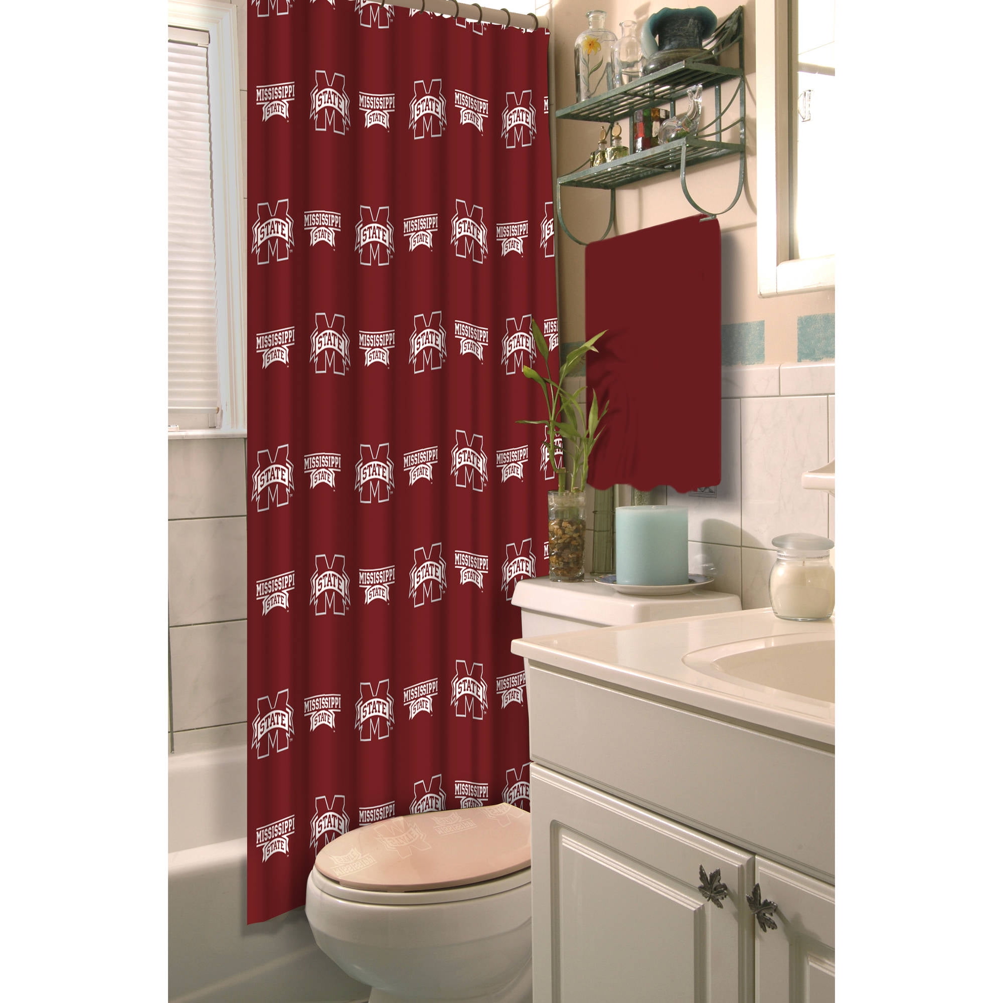 Ncaa Mississippi State Bulldogs 72 X Shower Curtain 1 Each