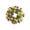 B, variant on HuiXinOu 13.78 Inch Spring Summer Artificial Violet Wreath Decorative Floral Door Wreath for Home Wall Window Porch Wedding Decor
