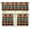 Aztec Brown, variant on Kitchen Curtains and Valances Set Lemon Printed, Durable Washable Farmhouse Cafe Window Decorations Rod Pocket Curtains and Valances 3-Piece Set