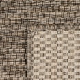 thumbnail image 4 of Solid Outdoor Rug for Patio or Balcony in Mottled Brown, 4 of 5