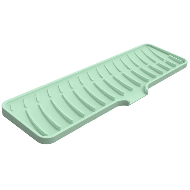 Matsuzay Protector de fregadero de silicona de gel de sílice Ternal, tapete de drenaje para grifo, tapete de silicona para grifo, protector Suministros de limpieza para el hogar do