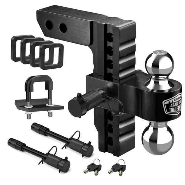 Receptor ajustable Trailer Hitch Kohree de 2 pulgadas, 12,500 libras