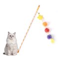 thumbnail image 4 of <p>Cat Wand, Bright Color Soft Cat Teaser Stick  For Pets Playing</p>, 4 of 7