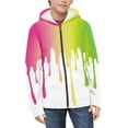 thumbnail image 5 of Xoenoiee 3D Color Drops Print Kids Zip Up Hoodie for Girls Boys 11-13 Years Fall Outfits Hooded Jacket with Pocket Teens Youth Athletic Hoodies Long Sleeve Casual Coat Top, 5 of 7