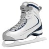 Lake Placid 694-07 Supreme Womens Soft Boot Figure Ice Skate, Silver, Blue & Grey - 7