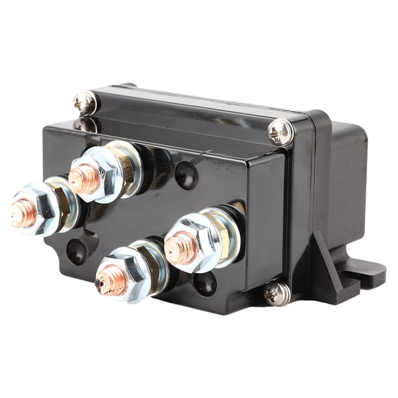 Solenoid Relay Winch Contactor Solenoid Atv Relay Switch Winch Solenoid Relay Contactor Control Switch 12V 500A Fit For ATV UTV 8000lb-12000lb Winches