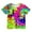 4 Hot Pink, variant on uikmnh Boys Shirts Boys Tie Dye T-Shirt Colorful Abstract Print Short Sleeve Crew Neck Casual Top for Kids Summer Spring Everyday Wear Size:10-11 Years