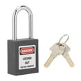 thumbnail image 2 of Candado de acero, candados de seguridad de 1,5 pulgadas Cerradura de seguridad de acero Cerradura de seguridad impulsada por rendimiento, 2 of 8