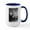 White/Navy Inside, variant on CafePress - Nicola Tesla Large Mug - 15 oz Ceramic Large Mug