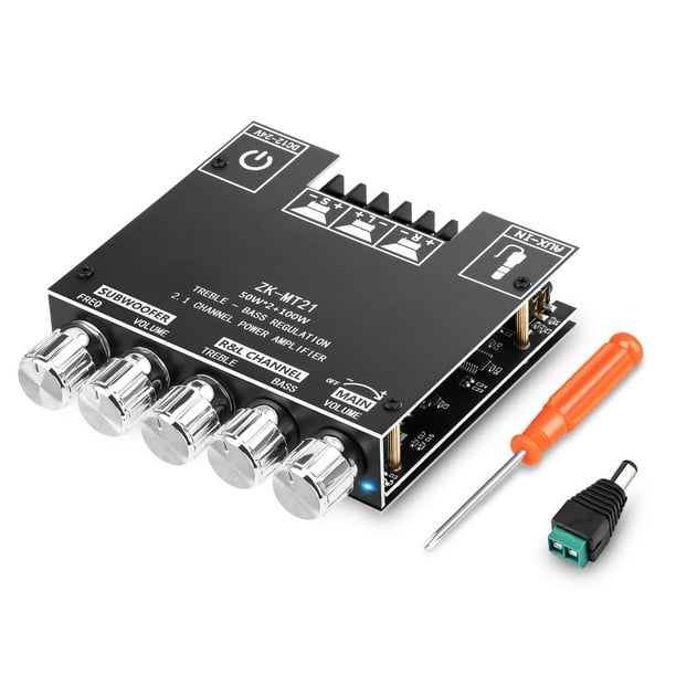 Placa amplificadora Bluetooth Daakro ZK-MT21 2.1 Ch 50 W+50 W+100 W
