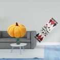thumbnail image 2 of Tnarru Coussin de Canapé en Peluche Citrouille d'Halloween et Chemin de Table de Noël Foulard de Commode Saisonnière Hiver Réutilisable Décorative pour Chambre à Coucher pour les Fêtes, 2 of 8