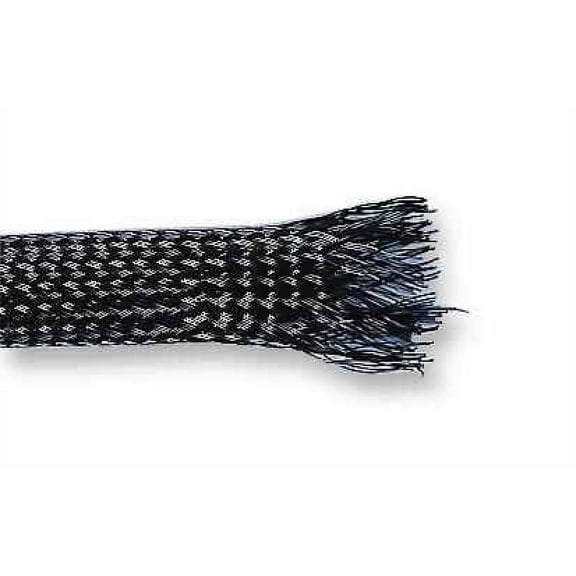 PRO POWER - 4mm - 10mm Expandable Braided Sleeving Black 10m