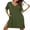 Green, variant on Bamboo Viscose Night Gown Plus Size Sleep Shirt Oversized Pajamas for Women Night Shirt Nightgown