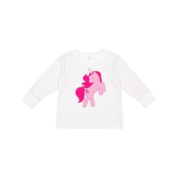 Inktastic Pink unicorn Girls Long Sleeve Toddler T-Shirt