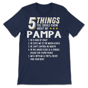 Funny 5 Things Grandpa Pampa Shirt Crazy Gift Idea