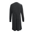 thumbnail image 5 of Women's Bodycon Dress Long Sleeve Sexy Slim Fit Waist Defining Hip Hugging Date Night Dress for Spring Fall Evening Out,Black,L, 5 of 7