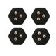 thumbnail image 2 of Polea Universal de Tres Bolas Adhesiva. Juego de Cuatro Poleas Universales Adhesivas con Ruedas Universales de Tres Bolas., 2 of 3