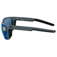 thumbnail image 5 of Costa Del Mar Men's FERG XL Polarized Rectangular Sunglasses, Shiny Grey/Blue Mirrored Polarized-580P, 62 mm, 5 of 5