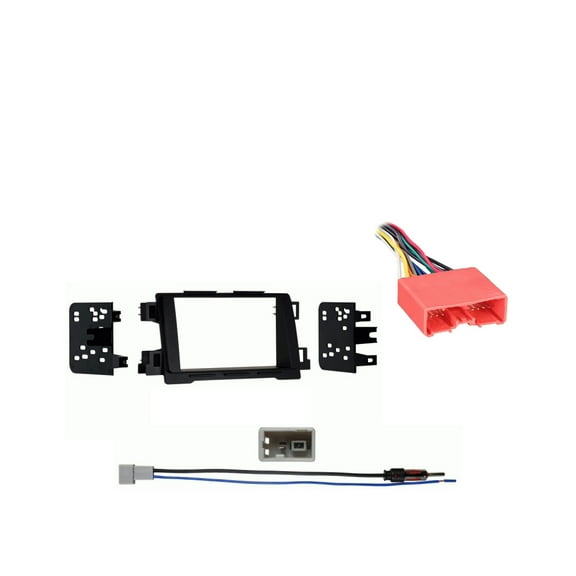 Fits Mazda CX-5 13-14 Double DIN Aftermarket Harness Radio Install Dash Kit