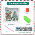 thumbnail image 4 of Kit Con Forma Especial Parcial DIY 5D Yak Navidad 30x30cm, 4 of 9